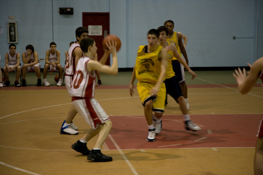 Click to return to grid view of the "Burlington High School - 2007-08" gallery "BHS Freshman Boys Basketball vs Lexington"