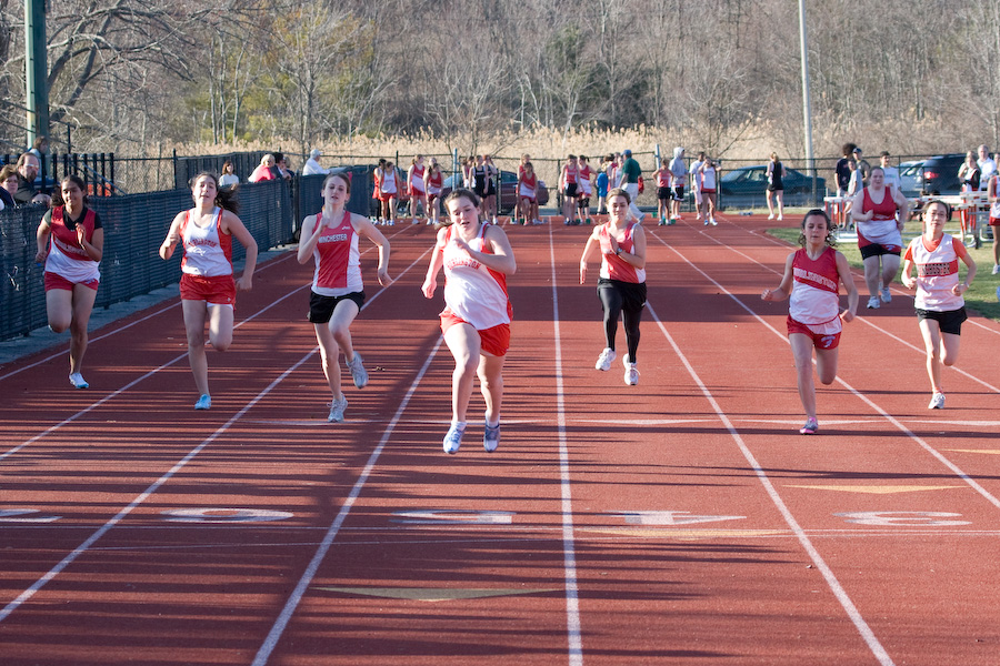 Click to return to grid view of the "Burlington High School - 2007-08" gallery "BHS Boys and Girls Track vs Winchester"