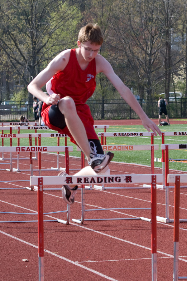 Click to return to grid view of the "Burlington High School - 2007-08" gallery "BHS Boys Track at Reading"