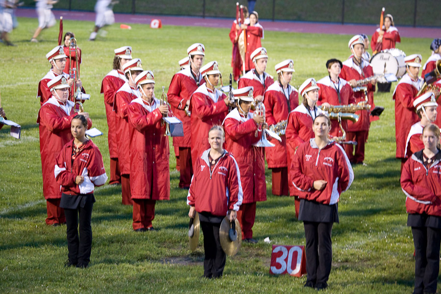 Click to return to grid view of the "Burlington High School - 2008-09" gallery "Red Devils Marching Band"