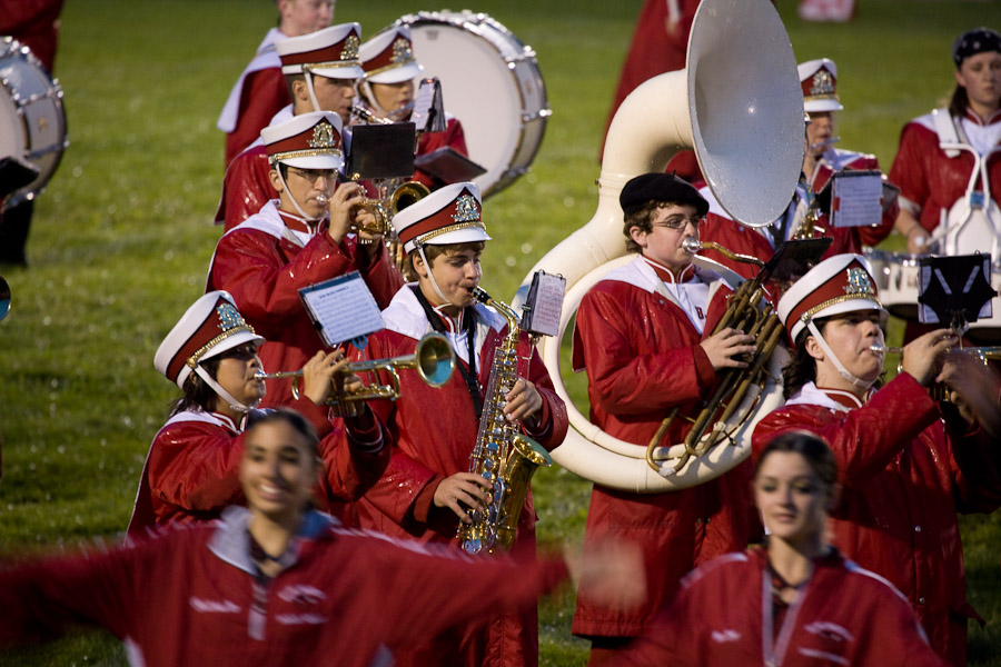 Click to return to grid view of the "Burlington High School - 2008-09" gallery "Red Devils Marching Band"