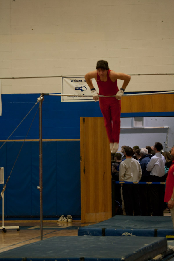 Click to return to grid view of the "Burlington High School - 2009-10" gallery "Boys Gymnastics - States - Braintree High School"