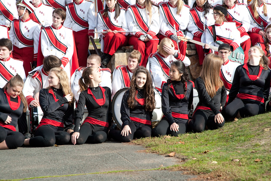 Click to return to grid view of the "Burlington High School - 2012-13" gallery "Marching Band, Color Guard, Dance Squad - ’portraits’"