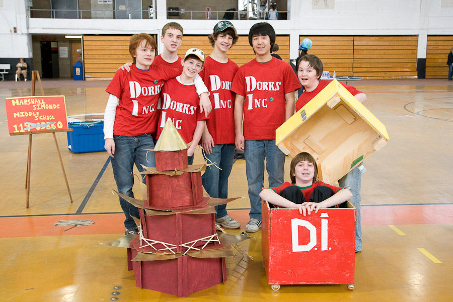 Click to return to grid view of the "Marshall Simonds Middle School - 2008-09" gallery "MSMS - Destination Imagination - Beverly HS"