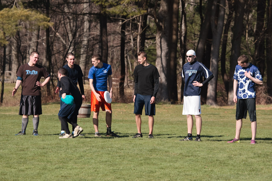 Click to return to grid view of the "- Sports -" gallery "Tufts E-men @ USA Ultimate - New England 2012 Open @ Myopia Polo Club, Hamilton, MA"