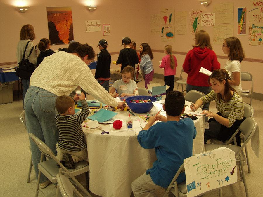 Click to return to grid view of the "Temple Shalom Emeth - 2001-02" gallery "Israel Fair"