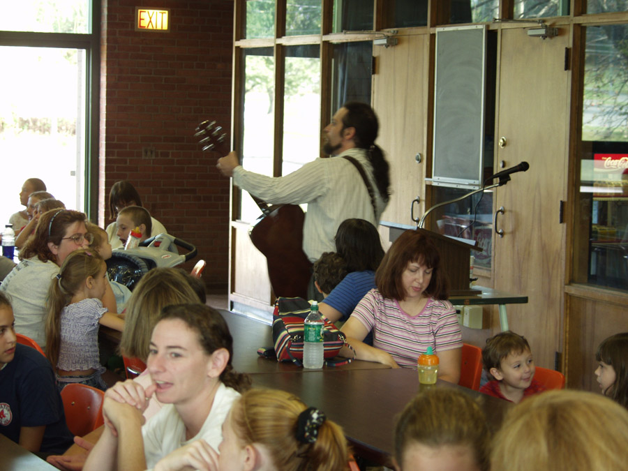 Click to return to grid view of the "Temple Shalom Emeth - 2002-03" gallery "Religious School Opening Day Orientation"