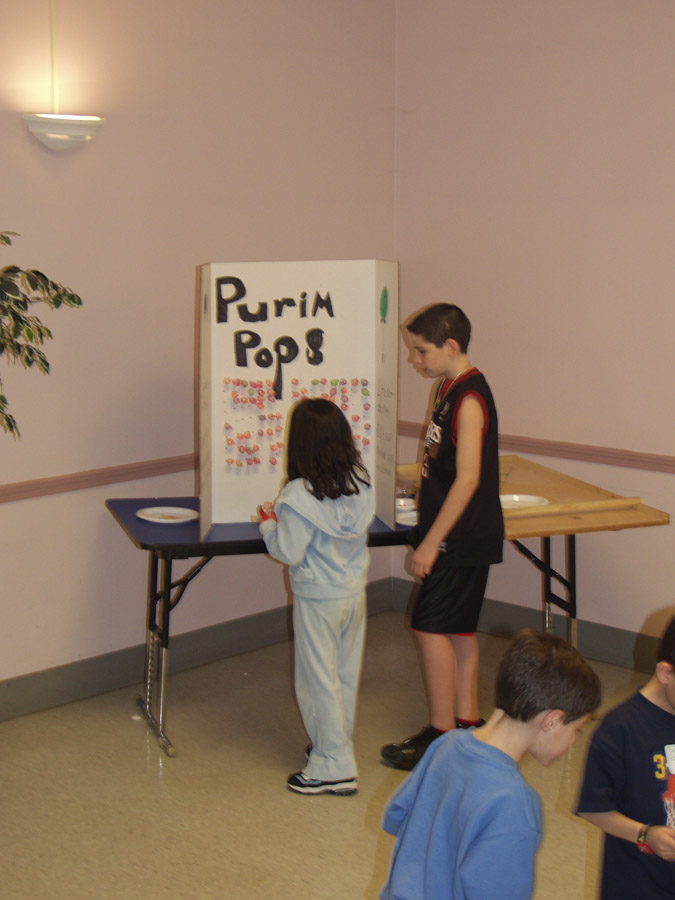 Click to return to grid view of the "Temple Shalom Emeth - 2002-03" gallery "Purim Carnival"