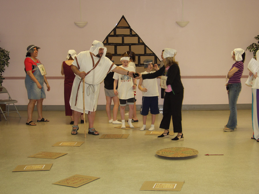 Click to return to grid view of the "Temple Shalom Emeth - 2002-03" gallery "Passover Workshop - Third..Seventh Grades"
