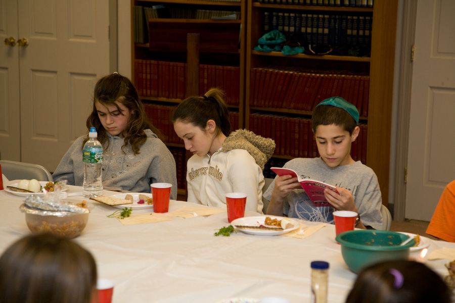 Click to return to grid view of the "Temple Shalom Emeth - 2007-08" gallery "Religious School Passover Programs"