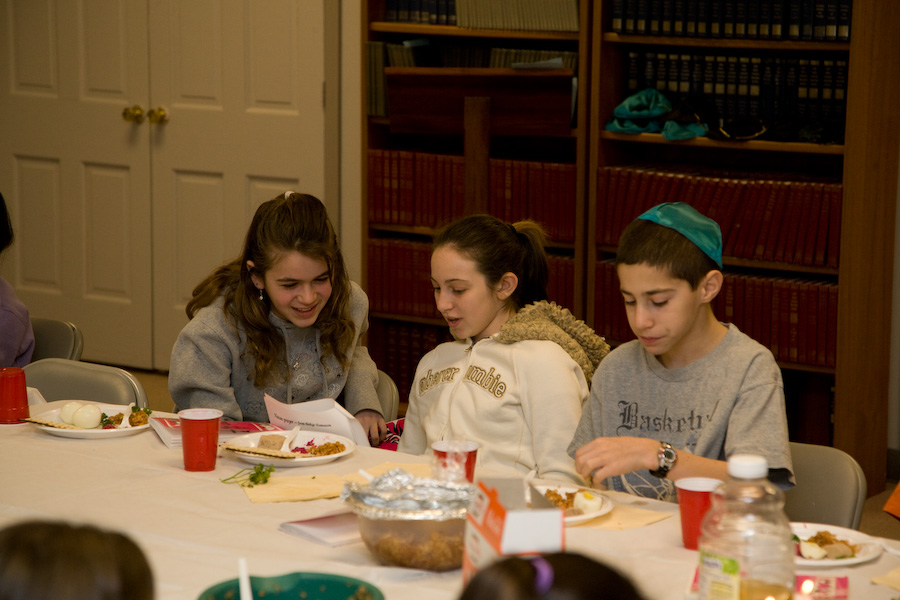 Click to return to grid view of the "Temple Shalom Emeth - 2007-08" gallery "Religious School Passover Programs"