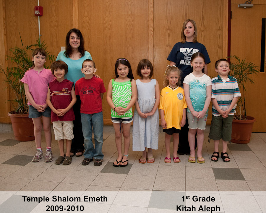 Click to return to grid view of the "Temple Shalom Emeth - 2009-10" gallery "Religious School Class Pictures"